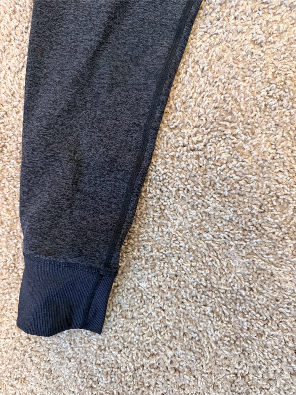 Zella restore high waisted soft pocket jogger leggings size large black/charcoal - Picture 6 of 10
